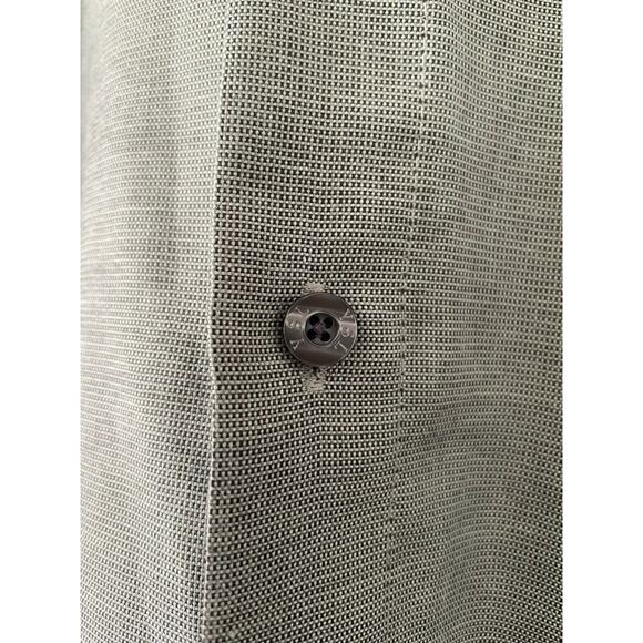 Yves Saint Laurent Men's Dress Shirt Green Button Down Cotton Blend 17 (32-33) - Picture 2 of 12